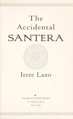 Cover of The accidental santera by Irete Lazo