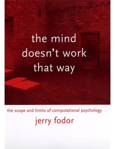 Cover of The mind doesn't work that way by Jerry A. Fodor