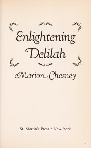 Cover of Enlightening Delilah by Marion Chesney