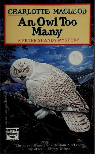 Cover of An Owl Too Many by Charlotte MacLeod