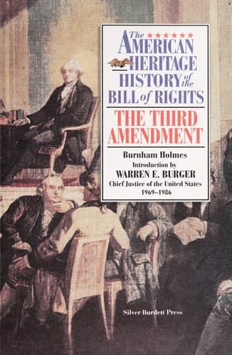 Cover of The Third Amendment by Burnham Holmes