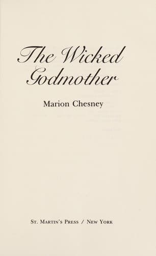 Cover of The wicked godmother by Marion Chesney