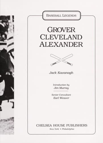 Cover of Grover Cleveland Alexander by Jack Kavanagh