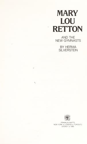 Cover of Mary Lou Retton and the new gymnasts by Herma Silverstein