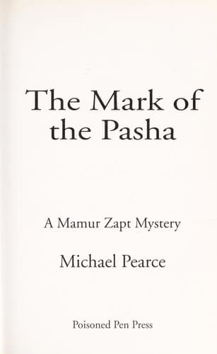 Cover of The mark of the pasha by Michael Pearce
