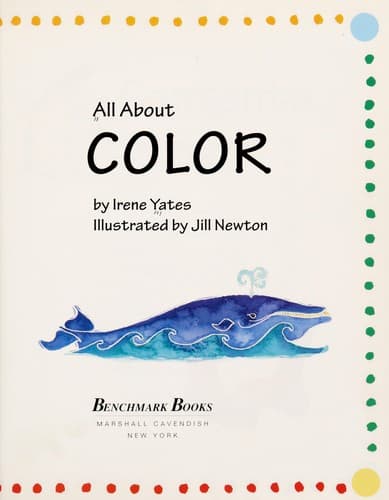 Cover of All about color by Irene Yates