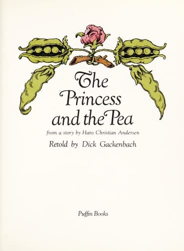 Cover of The princess and the pea by Dick Gackenbach
