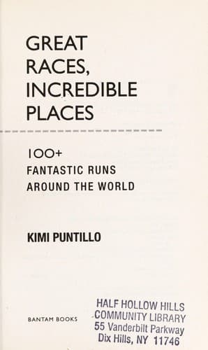 Cover of Great races, incredible places by Kimi Puntillo