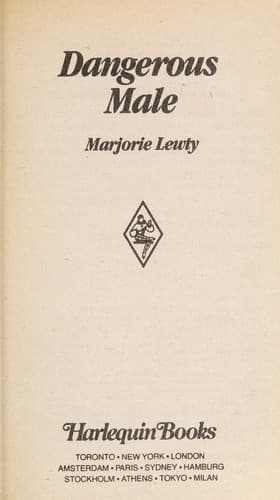 Cover of Dangerous male by Marjorie Lewty