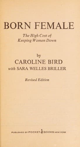 Cover of Born female by Caroline Bird
