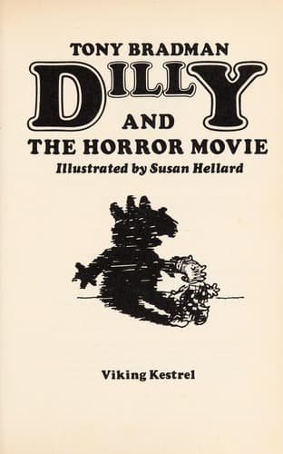 Cover of Dilly and the Horror Film by Tony Bradman