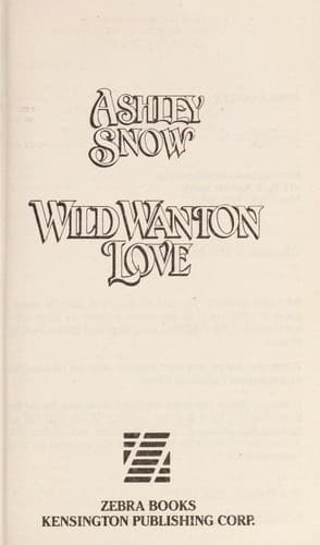 Cover of Wild wanton love by Maryhelen Clague