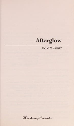 Cover of Afterglow (Appalachia Series #2) (Heartsong Presents #230) by Irene B. Brand