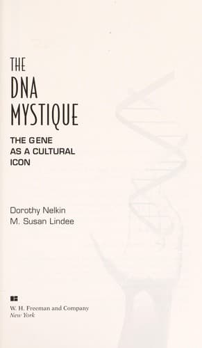Cover of The DNA mystique by Dorothy Nelkin
