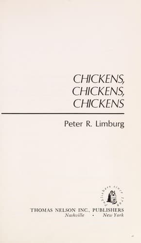 Cover of Chickens, chickens, chickens by Peter R. Limburg