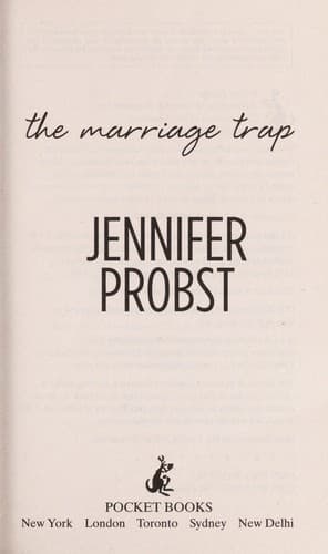 Cover of The Marriage Trap by Jennifer Probst