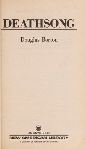 Cover of Death Song by Douglas Borton