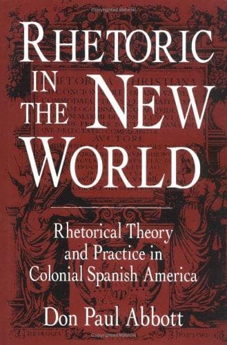 Cover of Rhetoric in the New World by Don Paul Abbott