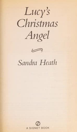 Cover of Lucy's Christmas Angel by Sandra Heath
