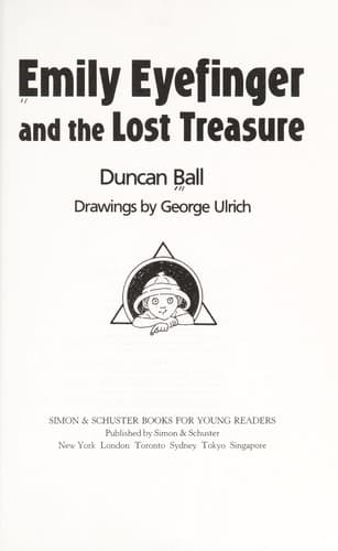 Cover of Emily Eyefinger and the lost treasure by Duncan Ball