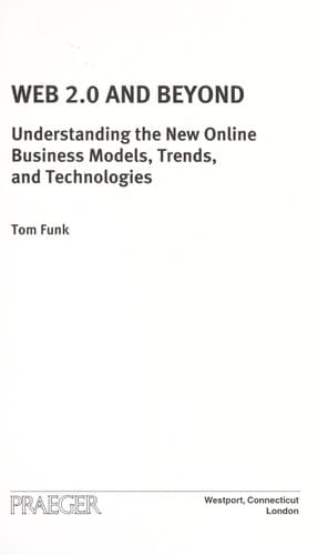 Cover of Web 2.0 and beyond by Tom Funk