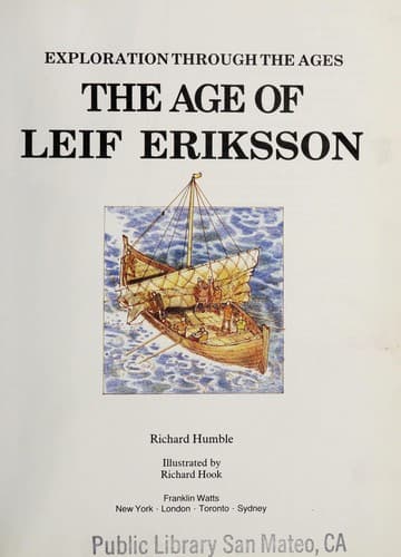 Cover of The age of Leif Eriksson by Richard Humble