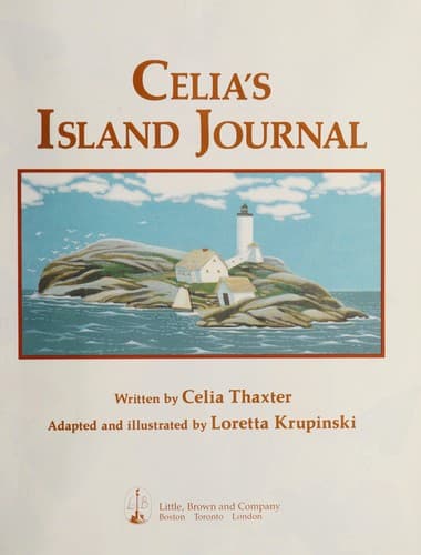 Cover of Celia's island journal by Loretta Krupinski