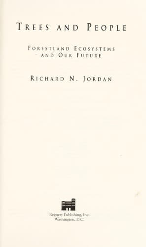 Cover of Trees and people by Richard N. Jordan