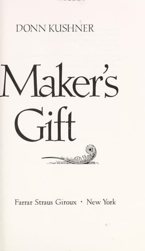 Cover of The violin-maker's gift by Donn Kushner