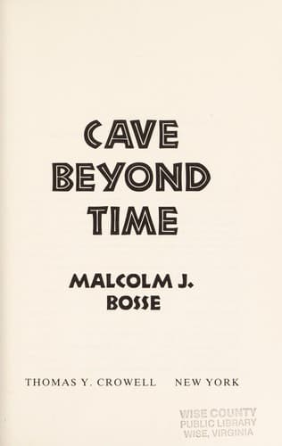 Cover of Cave beyond time by Malcolm Bosse