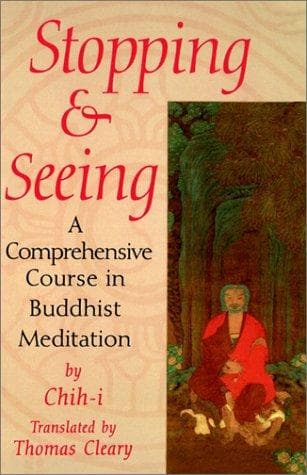 Cover of Stopping and seeing by Zhiyi