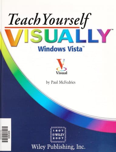 Cover of Teach yourself visually Windows Vista by Paul McFedries