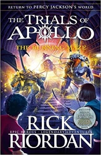Cover of The Burning Maze by Rick Riordan