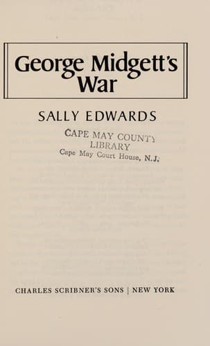 Cover of George Midgett's war by Sally Edwards