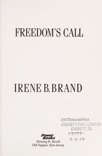 Cover of Freedom's call by Irene B. Brand