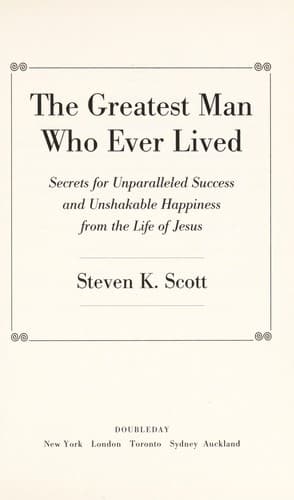 Cover of The greatest man who ever lived by Scott, Steve