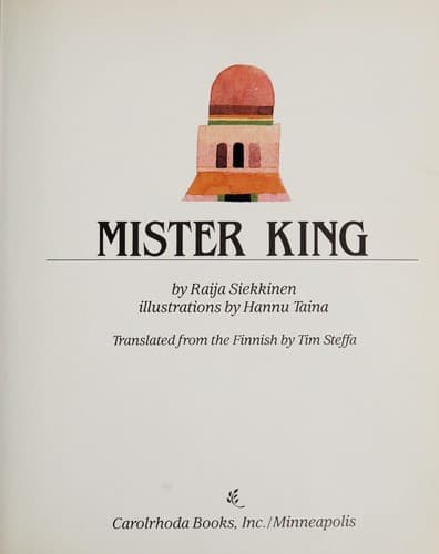 Cover of Mister King by Raija Siekkinen