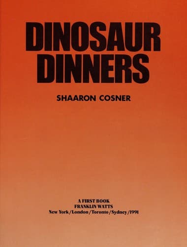Cover of Dinosaur dinners by Shaaron Cosner