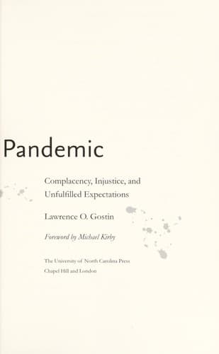 Cover of The AIDS pandemic by Larry O. Gostin