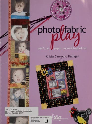 Cover of Photo-fabric play by Krista Camacho Halligan