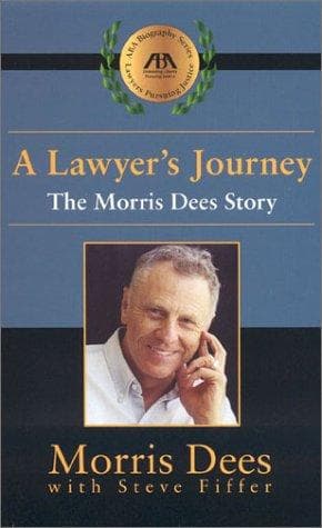 Cover of A lawyer's journey by Morris Dees