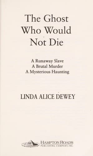 Cover of The ghost who would not die by Jacobs (Spirit)
