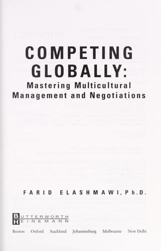 Cover of Competing globally by Farid Elashmawi