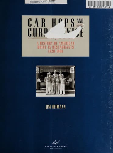 Cover of Car hops and curb service by Jim Heimann