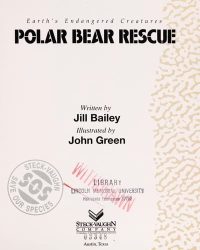 Cover of Polar bear rescue by Jill Bailey