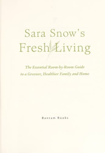 Cover of Sara Snow's fresh living by Sara Snow