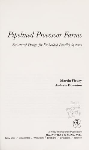 Cover of Pipelined processor farms by M. Fleury