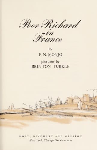 Cover of Poor Richard in France by F. N. Monjo