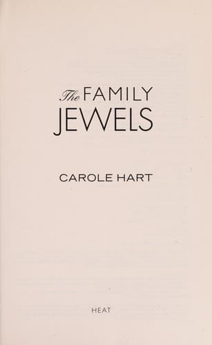 Cover of The family jewels by Carole Hart