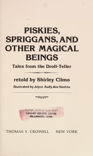 Cover of Piskies, spriggans, and other magical beings by Shirley Climo